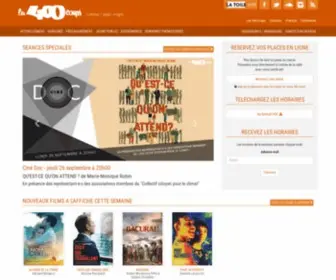 Les400Coups.org(Cinémas Les 400 coups) Screenshot