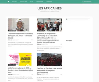 Lesafricaines.net(Les africaines) Screenshot