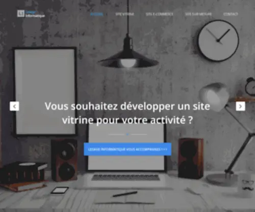 Lesage-Informatique.fr(Création de site Internet Web Vitrine E) Screenshot