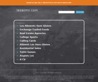 Lesainto.com(lesainto) Screenshot