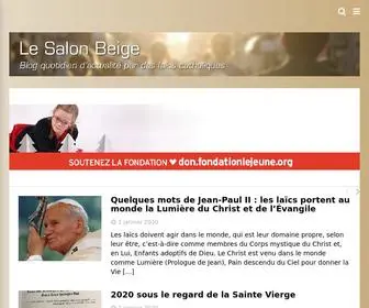 Lesalonbeige.fr(Le Salon Beige) Screenshot