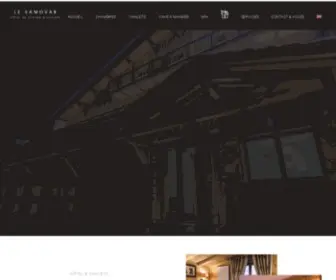 Lesamovar.com(Hôtel 4 étoiles Val d'Isère) Screenshot