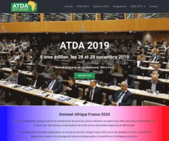 Lesatda.com(Les Assises de la Transformation Digitale en Afrique (ATDA)) Screenshot