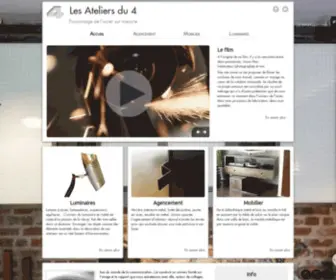 Lesateliersdu4.net(Les Ateliers du 4) Screenshot