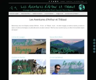 Lesaventuresdarthuretthibaut.com(Les aventures d'Arthur et Thibaut) Screenshot