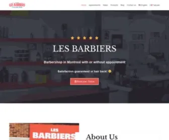 Lesbarbiers.com(LES BARBIERS) Screenshot