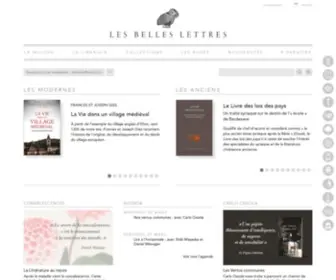 Lesbelleslettres.com(Les Belles Lettres) Screenshot