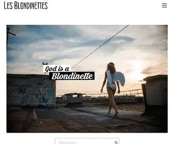 Lesblondinettes.com(Créations) Screenshot