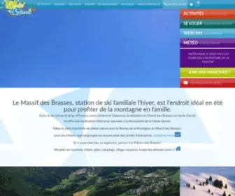 Lesbrasses.com(Office de tourisme du Massif des Brasses) Screenshot