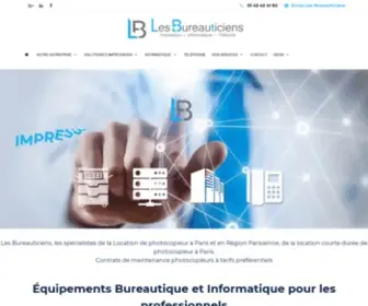 Lesbureauticiens.com(Solutions) Screenshot