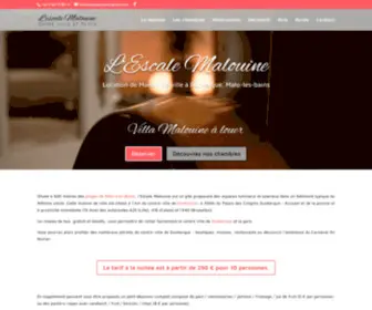 Lescalemalouine.com(Tables d\'hôtes) Screenshot