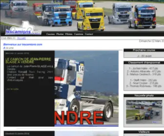 Lescamions.com(Courses de camions) Screenshot