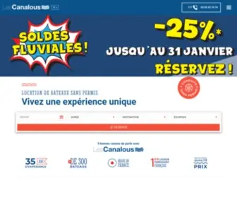 Lescanalous.com(Les Canalous) Screenshot