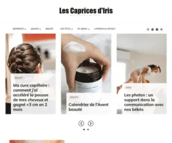 Lescapricesdiris.com(Les Caprices d'Iris) Screenshot