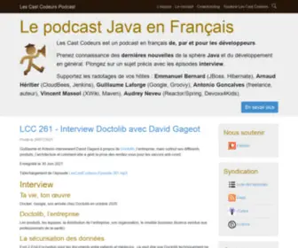 Lescastcodeurs.com(Le podcast Java en Français) Screenshot