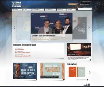 Lescesarducinema.com(Académie des César) Screenshot