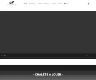 Leschaletsfrontenac.com(Les Chalets Frontenac) Screenshot