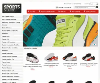 Leschaussurespuma.net(Chaussures puma) Screenshot