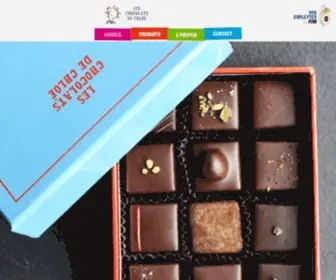 Leschocolatsdechloe.com(Les chocolats de Chloé) Screenshot