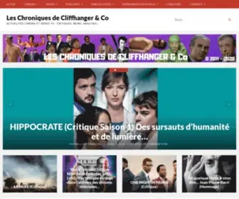 Leschroniquesdecliffhanger.com(Actualités cinéma et séries tv) Screenshot