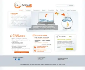 Lesclesdelagestion.fr(Formation Toulouse : Organisme Les Clés De La Gestion (Tournefeuille)) Screenshot