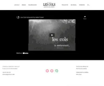 Lescols.com(Les Cols Restaurant) Screenshot