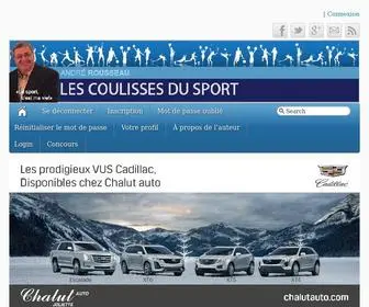 Lescoulissesdusport.ca(André Rousseau) Screenshot