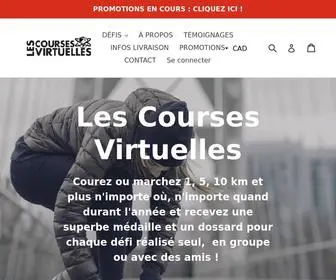 Lescoursesvirtuelles.ca(Les Courses Virtuelles) Screenshot