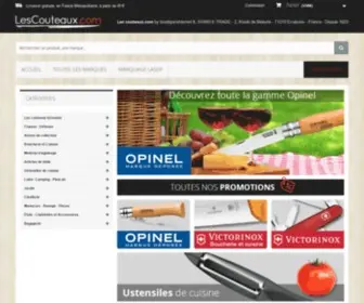 Lescouteaux.com(Couteaux Outdoor) Screenshot