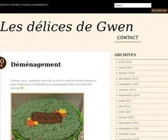 Lesdelicesdegwen.com(Les délices de Gwen) Screenshot