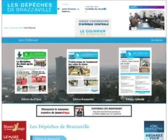 Lesdepechesdebrazzaville.fr(Les D) Screenshot