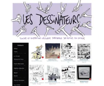 Lesdessinateurs.com(Les Dessinateurs) Screenshot