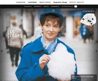 Lesecransdeparis.fr(Les Écrans de Paris) Screenshot