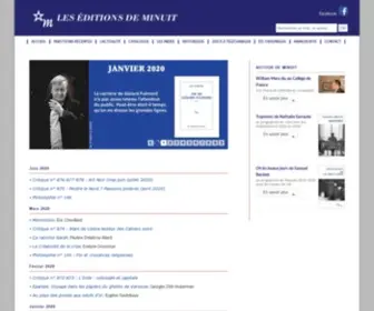 Leseditionsdeminuit.fr(Les) Screenshot