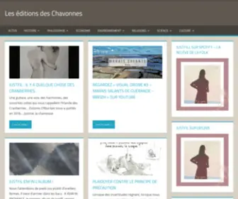 Leseditionsdeschavonnes.com(Les éditions des Chavonnes) Screenshot