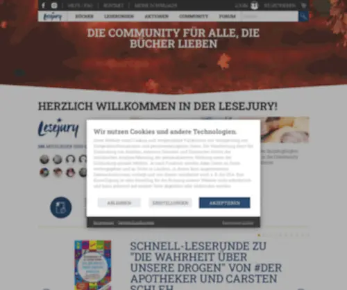 Lesejury.de(Rezensiere Bücher) Screenshot