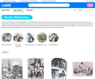 Lesekorb.de(Hörbücher für Kinder auf LABBÉ) Screenshot