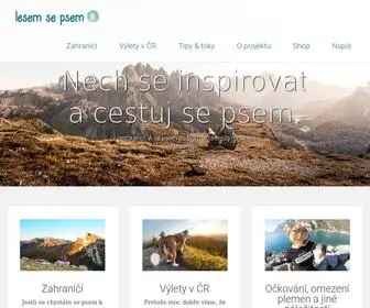 Lesemsepsem.cz(Lesem se psem) Screenshot