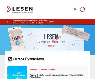 Lesencursos.com.br(Lesen) Screenshot