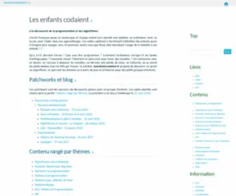 Lesenfantscodaient.fr(lesenfantscodaient) Screenshot