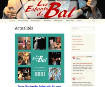 Lesenfantsdubal.fr(Cours de danses en couple et danses en ligne) Screenshot