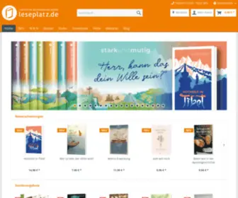 Leseplatz.de(Onlineshop der Christlichen Buchhandlung Bühne) Screenshot