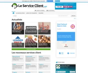 Leserviceclient.com(Le Service Client) Screenshot