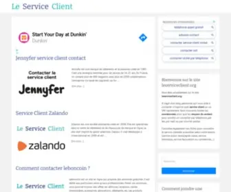 Leserviceclient.org(Contact Service Client) Screenshot