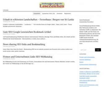 Lesezeichen-Bookmarking.de(Lesezeichen mit anderen teilen) Screenshot