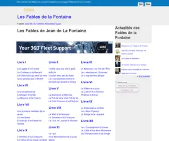 Lesfables.fr(Les Fables de la Fontaine) Screenshot