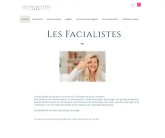 Lesfacialistes.com(Massages d'excellence du visage) Screenshot