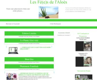 Lesfeesdelaloes.com(Aloé vera) Screenshot