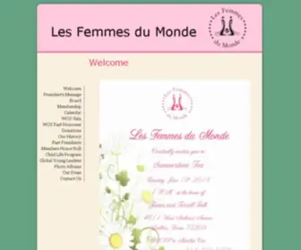 Lesfemmesdumonde.org(Les Femmes du Monde) Screenshot