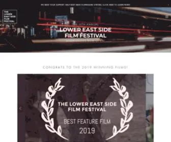 Lesfilmfestival.com(The Lower East Side Film Festival) Screenshot